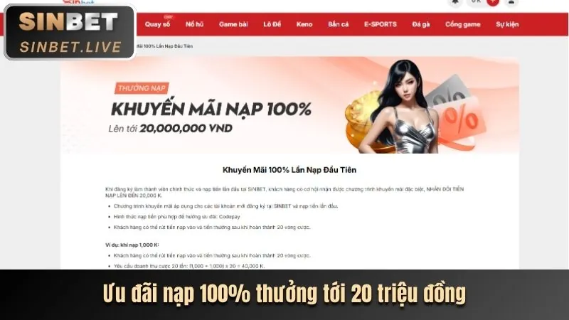 Tổng quan các loại khuyến mãi VF88